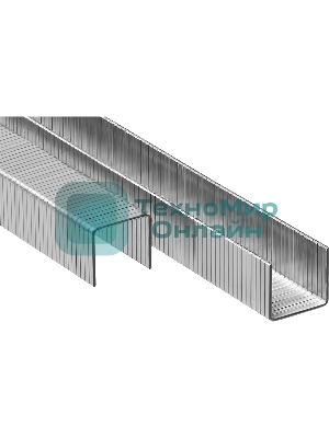 Скобы для степлера плоские Зубр 10 мм тип 53F, 5000 шт