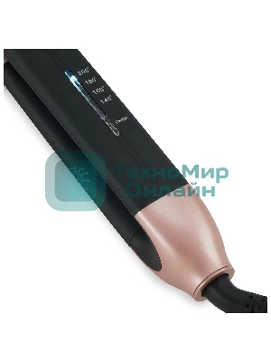 Выпрямитель для волос Hyundai H-HS1272 черный, 30 мм, 200 °C, 4 режима