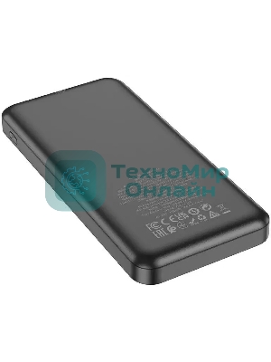 Портативный аккумулятор Hoco J102 Cool figure 10000mAh QC3.0/PD3.0 20W 3A USB-A/USB-C черный