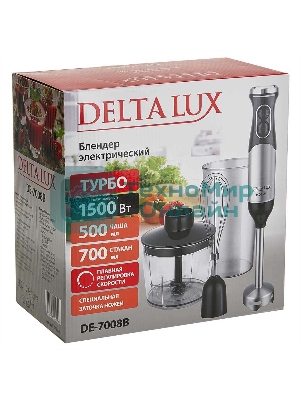 Блендер погружной Delta Lux DE-7008B