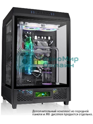 Компьютерный корпус Thermaltake The Tower 500 черный без БП ATX 1x120мм 3x140мм 4xUSB 3.0 2xUSB3.1 audio bott PSU