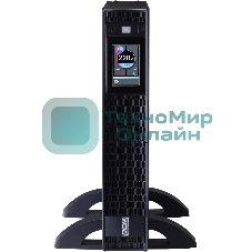 Источник бесперебойного питания Powercom Next, On-Line, 1500VA/1500W, Rack/Tower, 8*IEC320-C13, LCD, Serial+USB, SmartSlot, подкл. доп. Бат.