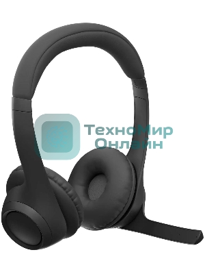 Гарнитура Logitech Zone 300 чёрный, беспроводная, Bluetooth, до 16 ч