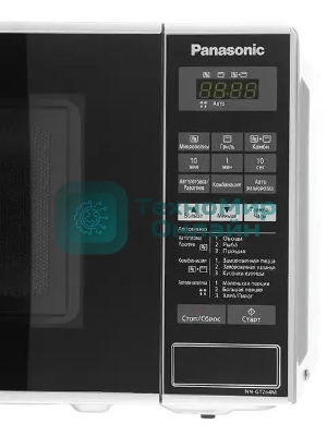 Микроволновая печь Panasonic NN-GT264MZPE серебристый/черный, 20 л, 800 Вт, переключатели - сенсор