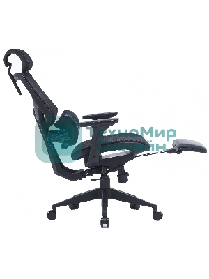 Кресло Cactus CS-CHR-MC01-BK черный, сетка, подголовник