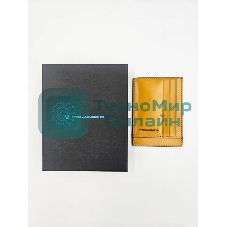 Картхолдер Piquadro Blue Square PP2762B2R/G шафрановый, натуральная кожа