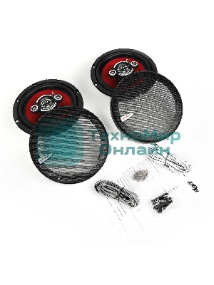 Колонки автомобильные Ural DDB AS-D1741 190Вт 16см (6.5дюйм) (ком.:2кол.) коаксиальные четырехполосные