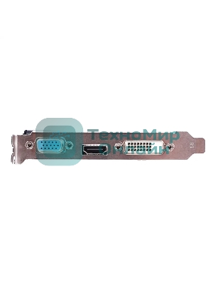 Видеокарта AFOX GT730 2Gb DDR3 PCI-E2.0 2ГБ DDR3, 128 бит, DVI-I, HDMI, VGA (D-Sub), GPU 700 МГц