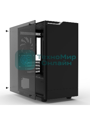 Компьютерный корпус ZALMAN T4 PLUS, MATX, черный, WINDOW, 1 x Combo (3.5'' or 2.5''), 1x3.5'', 2x2.5
