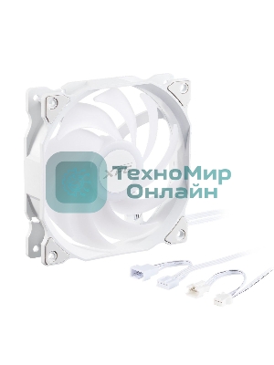 Вентилятор для корпуса ADATA XPG VENTO 120 ARGb PWM белый, 120 мм, 1850 об/мин, 21 дБ, 4 pin