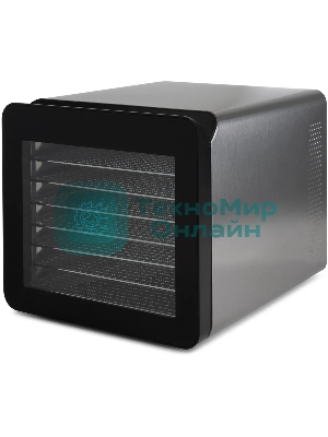 Сушка для фруктов и овощей Hyundai HYFD-8801 14под. 600Вт серебристый