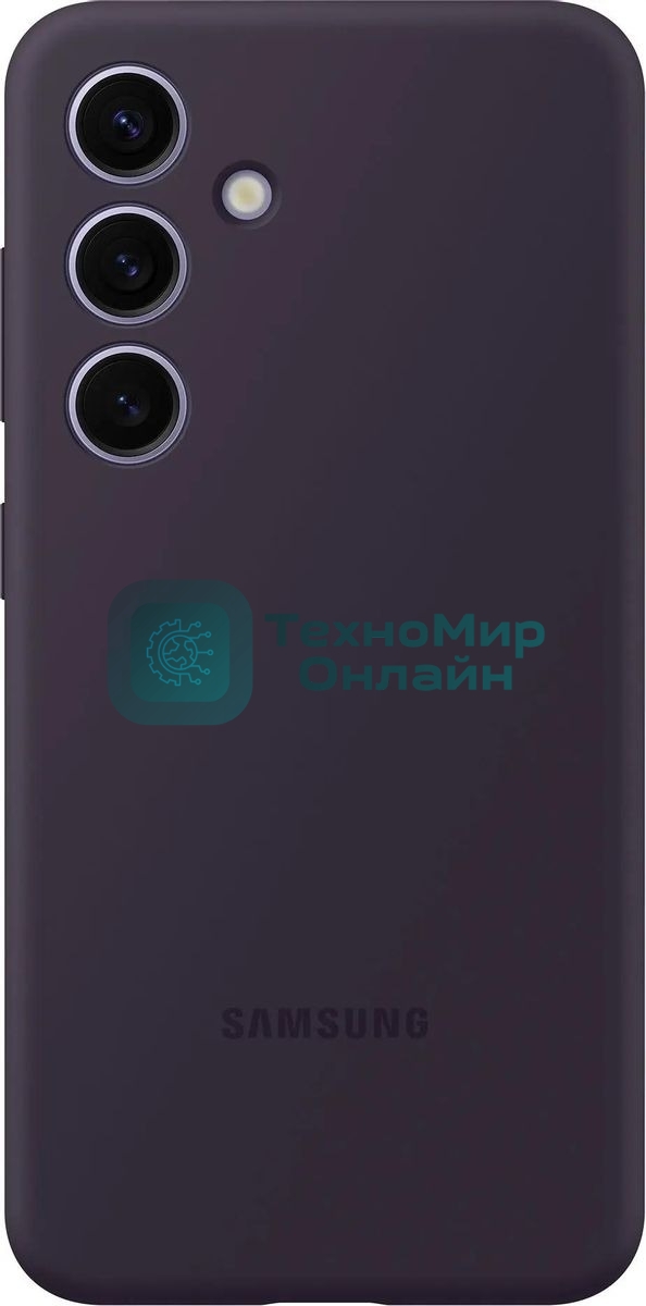 Чехол (клип-кейс) Samsung для Samsung Galaxy S24 Silicone Case S24 темно-фиолетовый (EF-PS921TEEGRU)