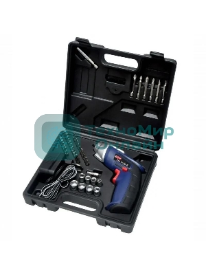 Отвертка аккумуляторная Диолд АШ-1136 Л аккум. патрон:Шестигранник 6.35 мм (1/4) (кейс в комплекте) (10021021)