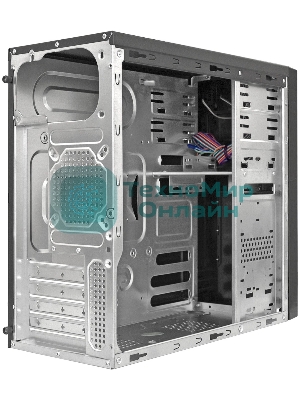 Компьютерный корпус Minitower ExeGate MA-372UX-UNS350 (mATX, БП UNS350 с вент. 12см, 2хUSB+2хUSB3.0, аудио, черный)