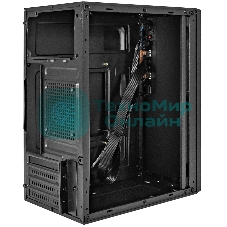 Компьютерный корпус Minitower ExeGate BAA-308UC-UNS400 (mATX, БП UNS400 с вент. 12см, 1хUSB/1хUSB 3.0/1хTypeC, HD Audio, черный)