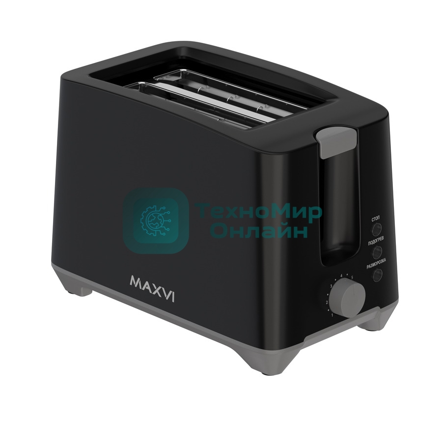 Тостер Maxvi KT725P черный