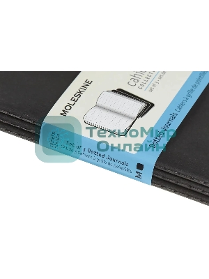Блокнот Moleskine CAHIER JOURNAL QP314 Pocket 90x140 мм обложка картон 64стр. пунктир черный (3 шт)