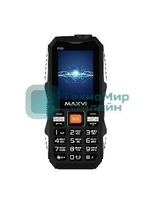 Мобильный телефон Maxvi P100 черный