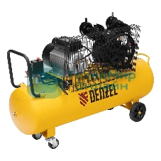 Компрессор воздушный Denzel BCV2300/100 рем. привод, 2,3 кВт, 100 л, 440 л/мин