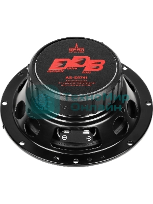 Колонки автомобильные Ural DDB AS-D1741 190Вт 16см (6.5дюйм) (ком.:2кол.) коаксиальные четырехполосные