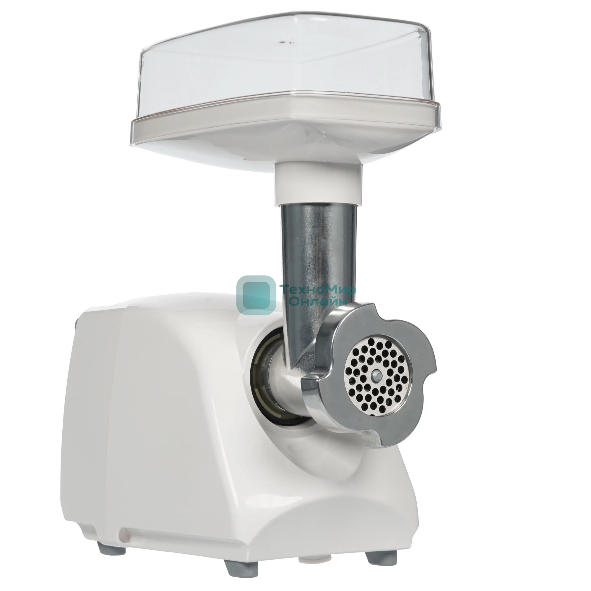 Мясорубка электрическая Аксион М14.01 белый, 600 Вт, 0.5 кг/мин, защита от перегрузки, насадки - 2