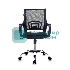 Кресло Бюрократ CH-695N/SL/BLACK черный, сетка, 120 кг, механизм качания