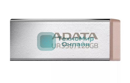 Флешка USB ADATA UR350 (UR350-32G-RSR/BG), 32G, USB 3.2, R/W 100/15, серебристый/коричневый