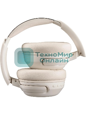 Беспроводные/проводные наушники Defender FreeMotion B475 ANC бежевый, накладные, Bluetooth + проводной, активное шумоподавление, складная конструкция, до 15 ч