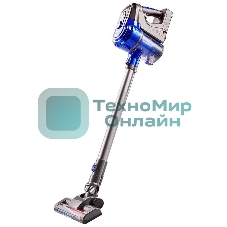 Пылесос вертикальный Kelli KL-8022 синий, питание от аккумулятора, 250 Вт, уборка сухая, пылесборник 1 л