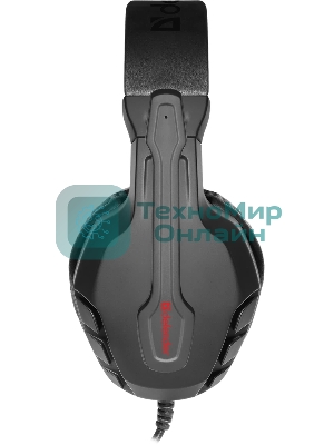 Гарнитура Defender Cujo чёрный/красный, проводная