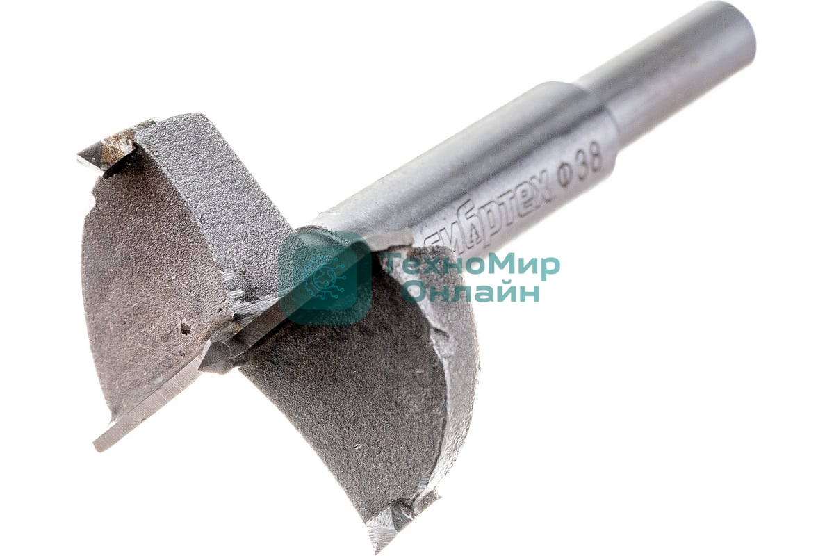 Сверло Сибртех Форстнера по дереву, 38 мм, цилиндрический хвостовик