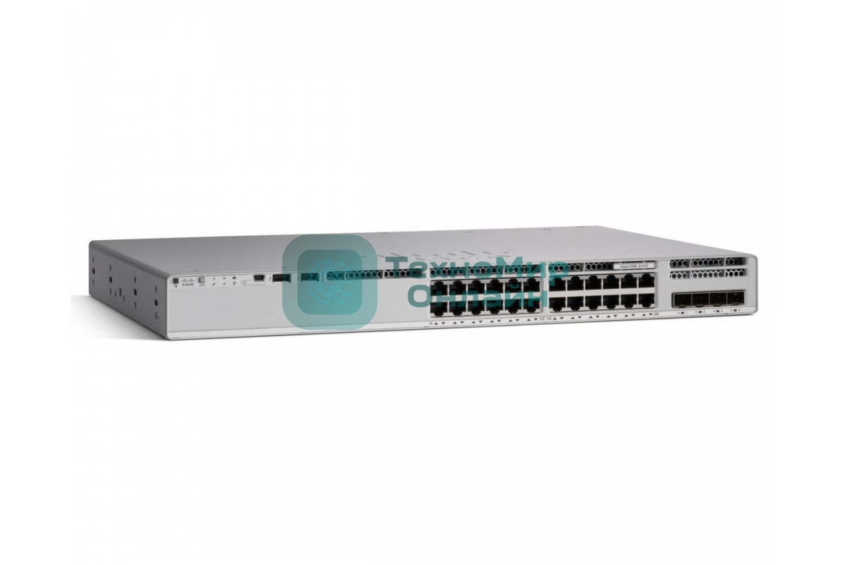 Коммутатор Catalyst 9200 24-port PoE+, Network Advantage
