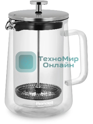 Френч-пресс с двойными стенками 1,0 л Rondell RDS-1824 Eletto