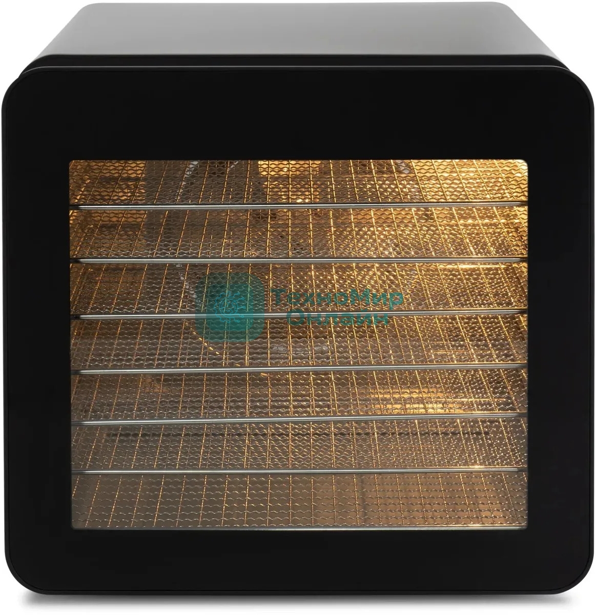 Сушка для фруктов и овощей Hyundai HYFD-8801 14под. 600Вт серебристый