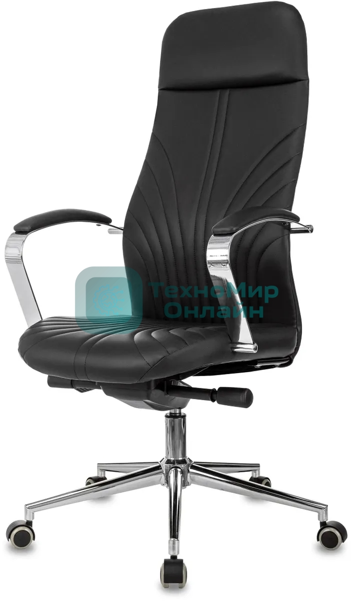 Кресло Бюрократ CH-610SL-Lux черный, экокожа