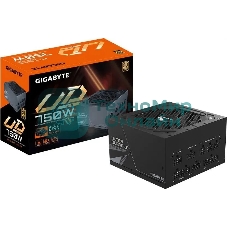 Блок питания Gigabyte ATX 750W GP-UD750GM PG5 80 PLUS gold (20+4pin) APFC 120мм fan 8xSATA Cab Manag RTL