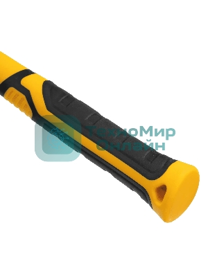 Киянка резиновая Denzel 680 г, черная, фибергласовая рукоятка c TPR покрытием