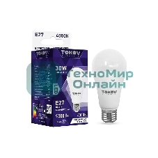 Лампа светодиодная TOKOV ELECTRIC 30Вт А70 4000К Е27 176-264В