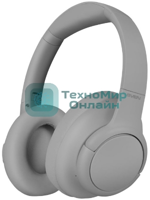 Беспроводные/проводные наушники Sven AP-B800MV серый, полноразмерные, Bluetooth + Jack 3.5 мм, складная конструкция, до 15 ч