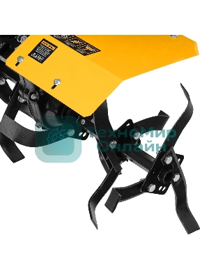 Мотоблок Denzel DPT-170 7 л.с., ремен.сцеп, шир 85 см, глуб 35 см, фрез 3х3, ШОМ, скор 2В/1Н, кол 8