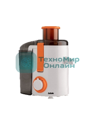 Соковыжималка BBK JC060-H11 белый/оранжевый, центробежная, 550 Вт, 500 мл, механическое
