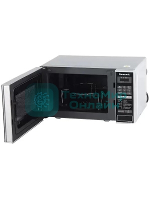 Микроволновая печь Panasonic NN-GT264MZPE серебристый/черный, 20 л, 800 Вт, переключатели - сенсор