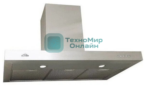 Вытяжка каминная Elikor Опал 90Н-650-Э3Д серебристый, 89.6 см, 650 куб. м/ч, 56 дБ