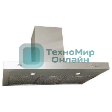 Вытяжка каминная Elikor Опал 90Н-650-Э3Д серебристый, 89.6 см, 650 куб. м/ч, 56 дБ