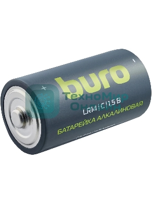 Батарея Buro Alkaline LR14 C 7500mAh (2шт) блистер, 1.5 В