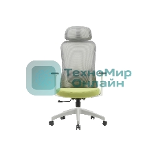 Кресло Cactus CS-GMC515-GYGN серый, сетка, подголовник