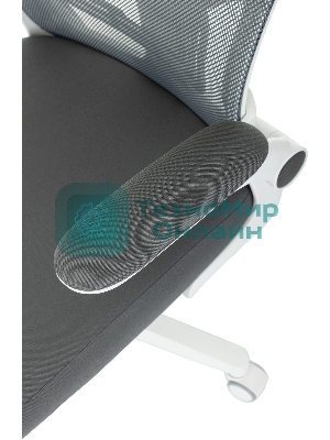 Кресло Бюрократ ASTER N-W TW-04 Neo Grey темно-серый, сетка/ткань, 120 кг, механизм качания