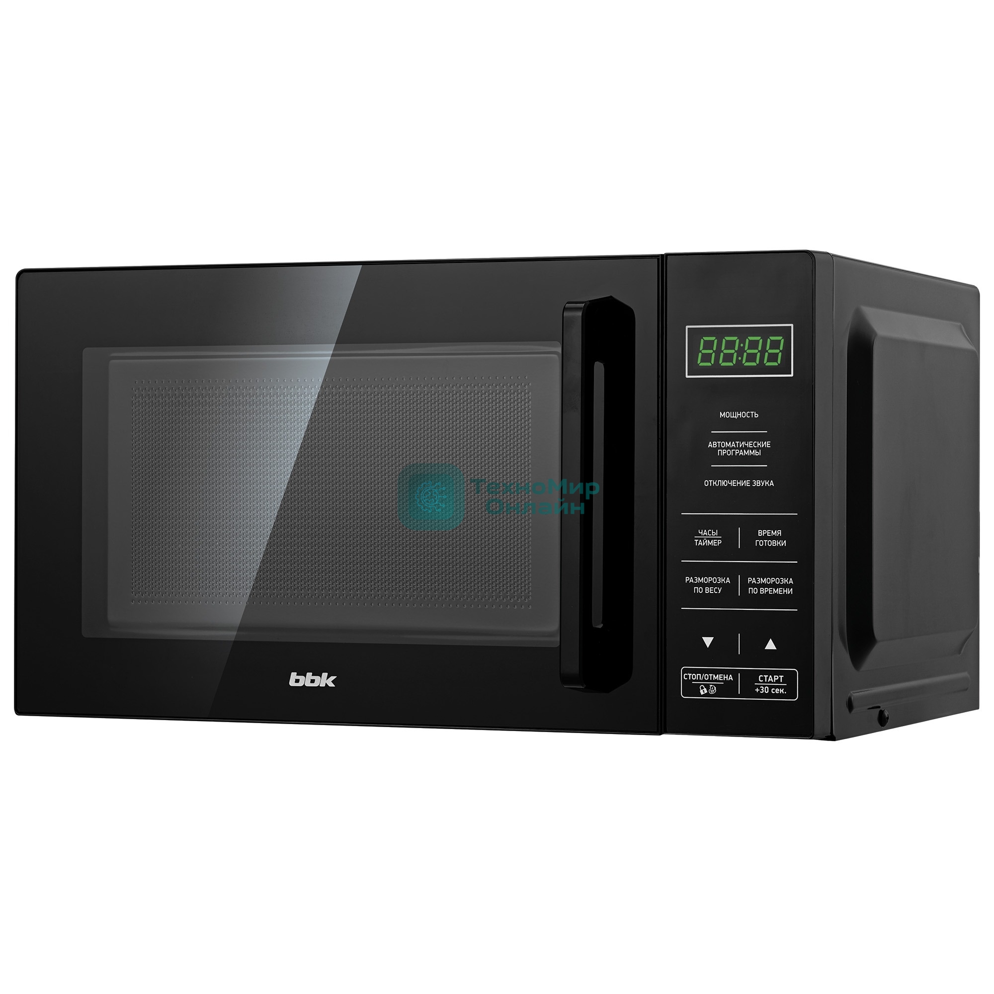 Микроволновая печь BBK 20MWS-750S/B черный, 20 л, 700 Вт, переключатели - сенсор