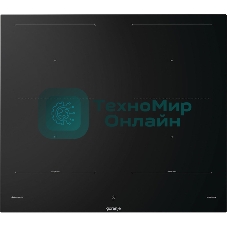 Варочная панель Gorenje, индукционная, 60 см, 4 конфорки, сенсорное управление, таймер, объединение конфорок Bridge Zone, автораспознавание посуды, PowerBoost, растапливание SoftMelt, сенсоры Iqgrill/iqfry/iqpro, защита от детей, черный