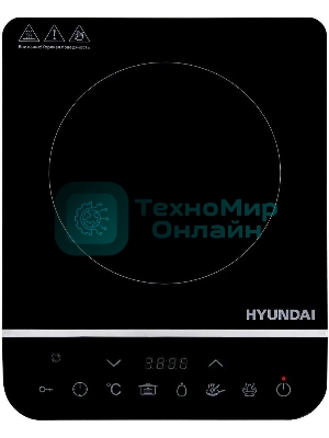 Плита настольная электрическая Hyundai HYC-0104 черный стеклокерамика (настольная)